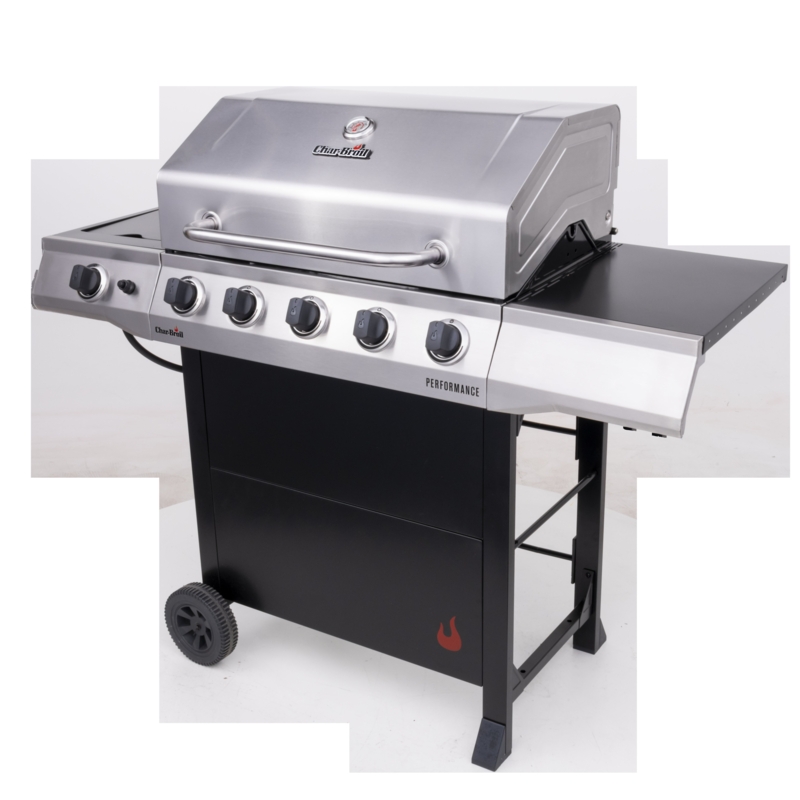Charbroil Performance Series 5-Burner Propane Gas Grill with Side Burner