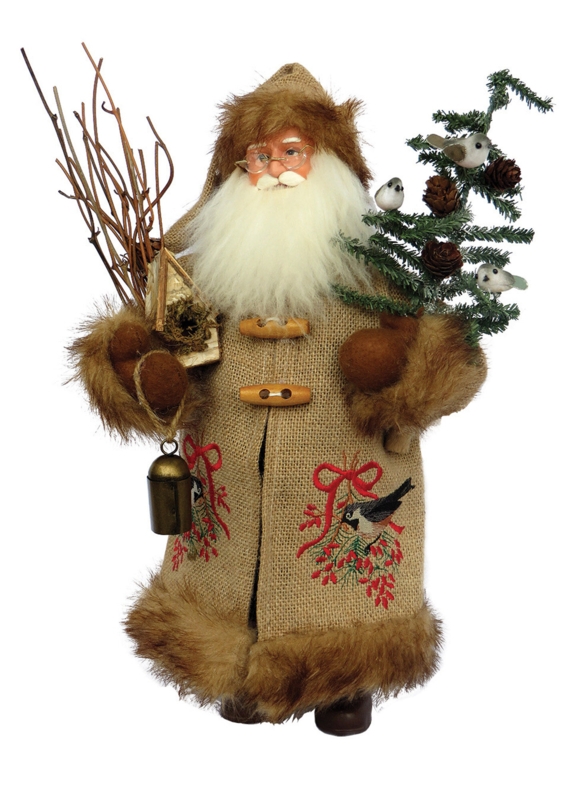 Chickadee Claus Figurine