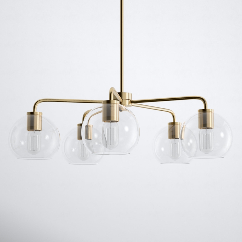 Childerley 5 - Light Dimmable Linear Chandelier