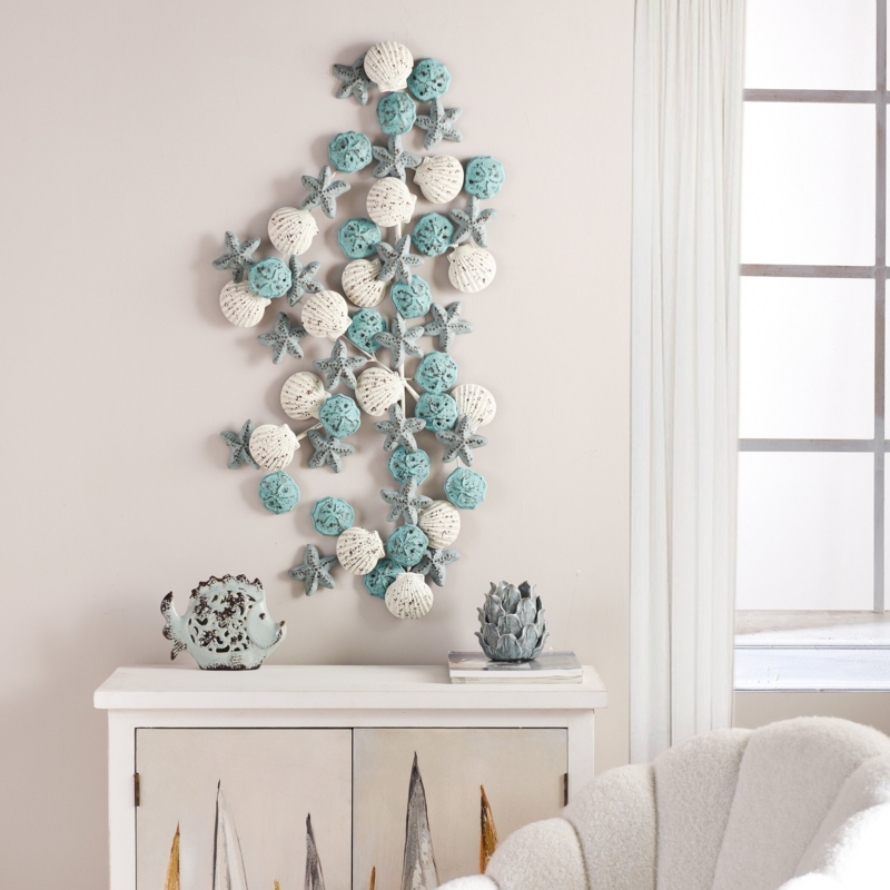 Coastal Nautical Wall Decor on Metal