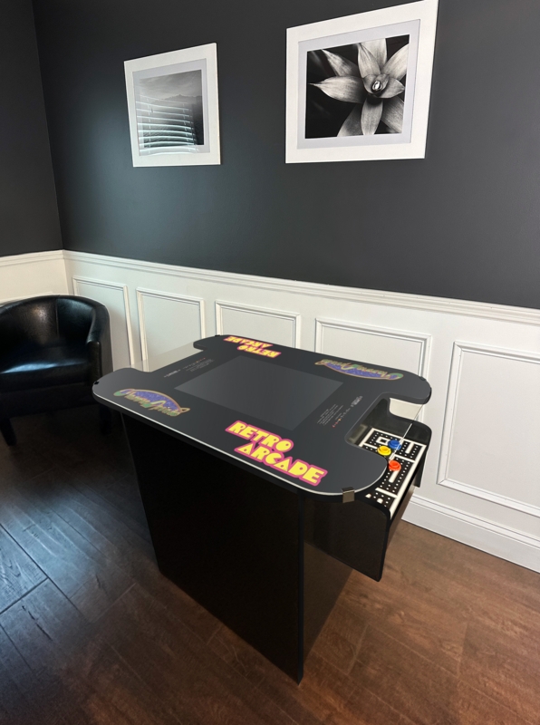 Cocktail Arcade Machine with 19" Monitor and 412 Retro Games - Fully Assembled