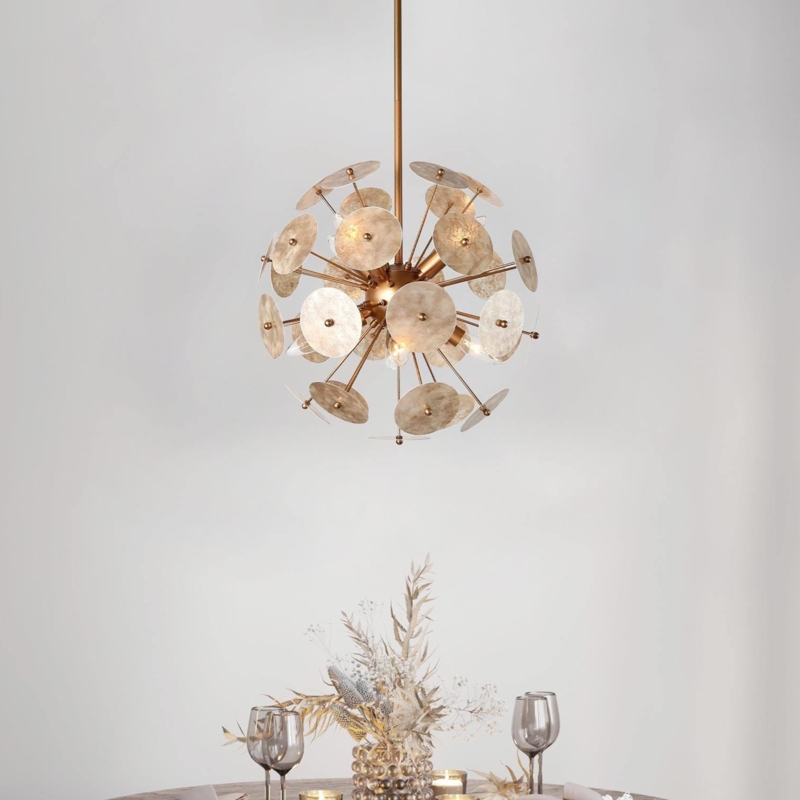 Corbel 8-Light Globe Sputnik Sphere Chandelier 