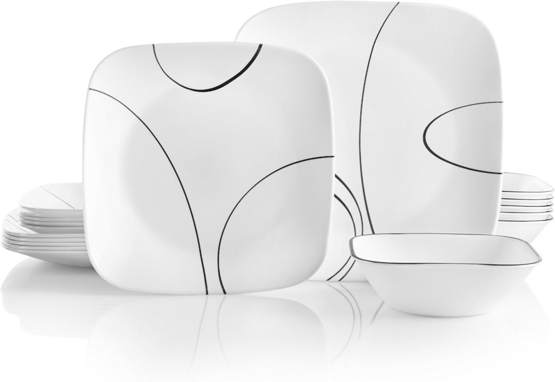 Corelle Glass Dinnerware Set - Service for 6