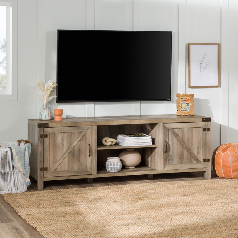 Coridon 70" Barn Door TV Stand
