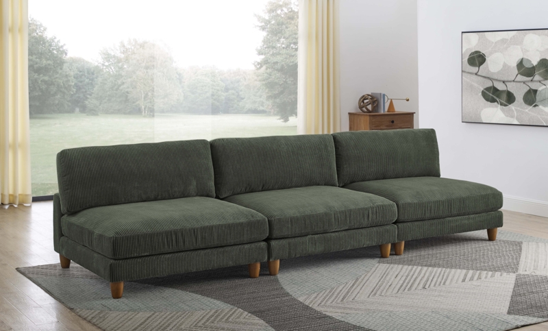 Crumley 133.5'' Corduroy Sofa