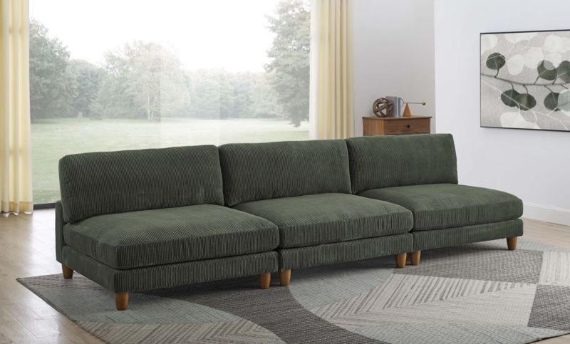 Crumley 133.5'' Corduroy Sofa | Foter