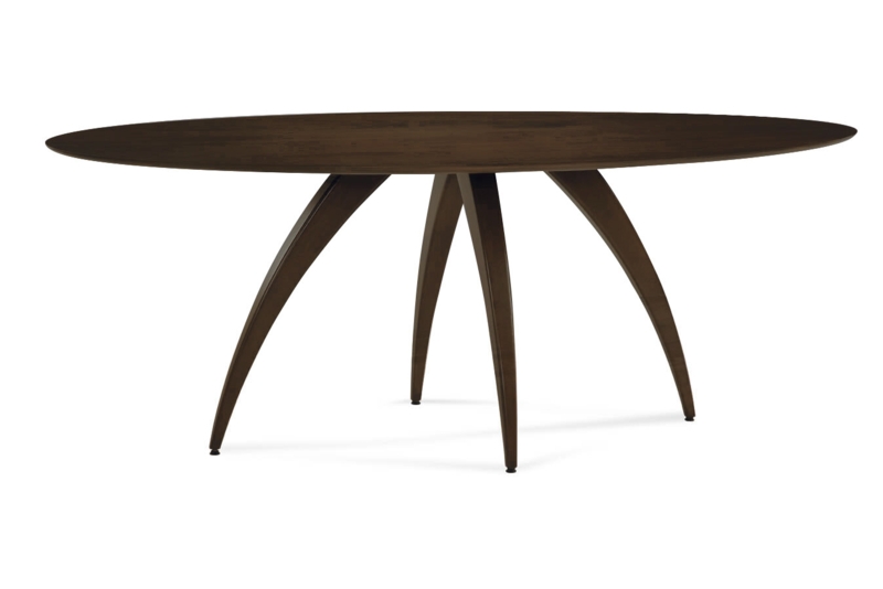 Cullum Ellipse Solid Wood Dining Table