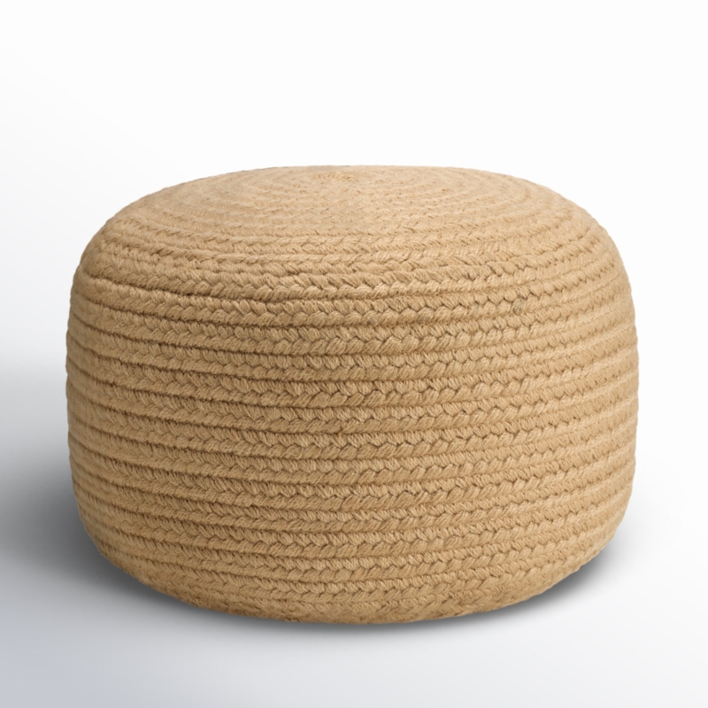 Dalenna Outdoor Ottoman with Sunbrella Cushion