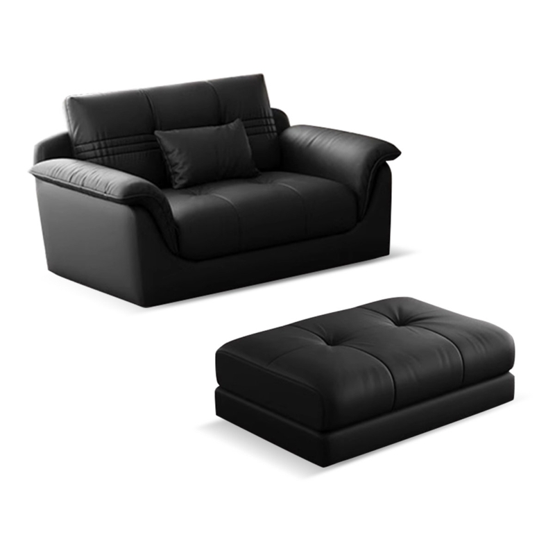 Dalury Upholstered Chair And A Half with Ottoman