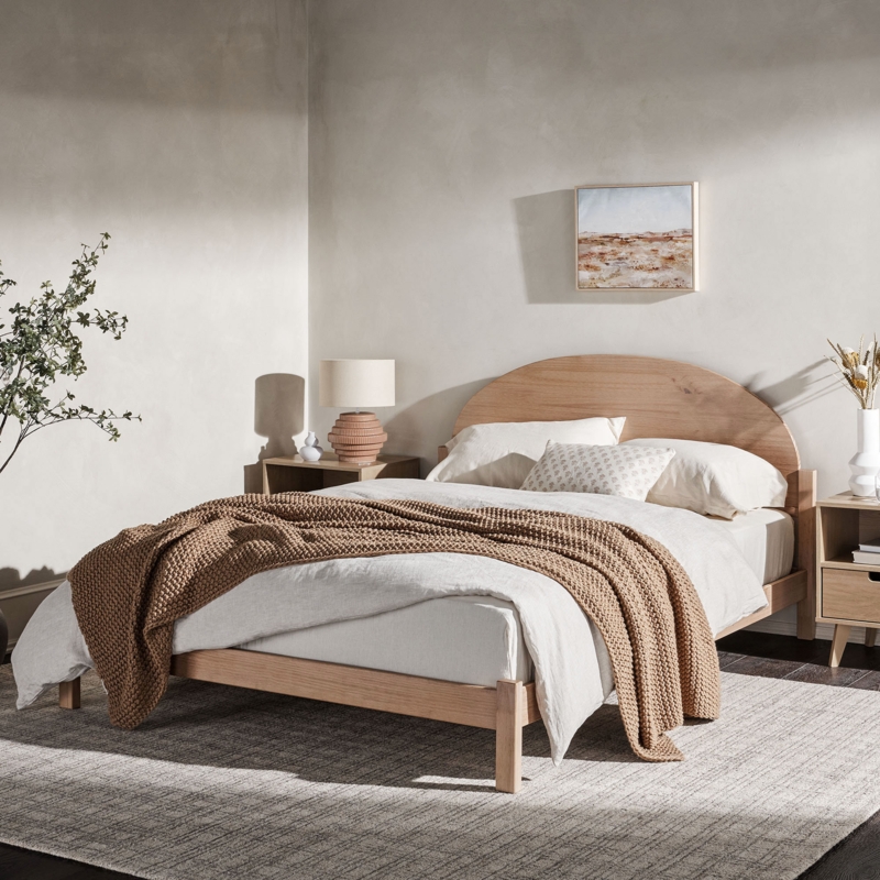 Danna Solid Wood Platform Bed
