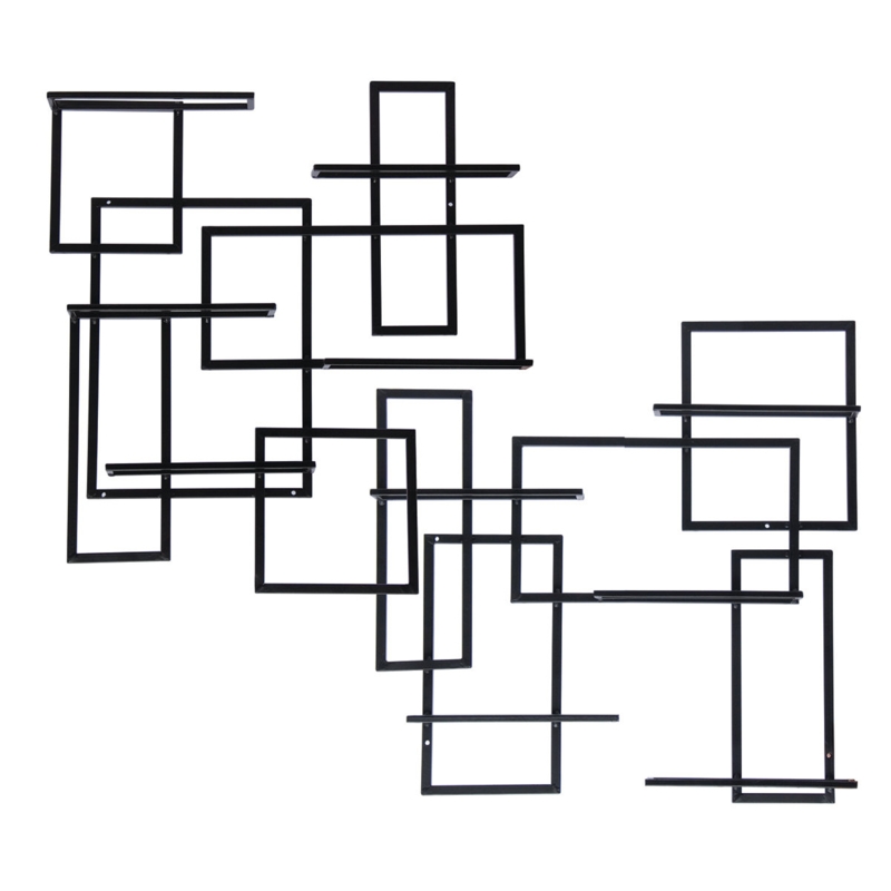 Darren 10 Bottle Wall Mounted Wine Bottle Rack