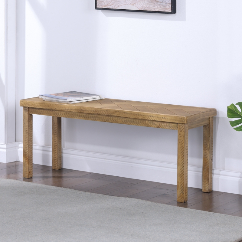 Dawanna Solid Wood Bench