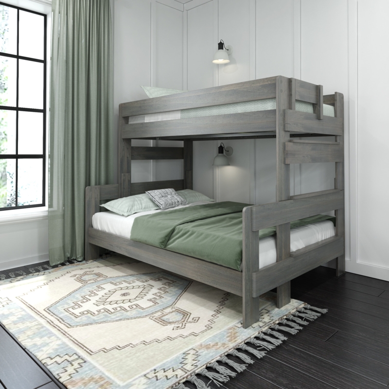 Decimus Twin over Full Solid Wood Standard Bunk Bed
