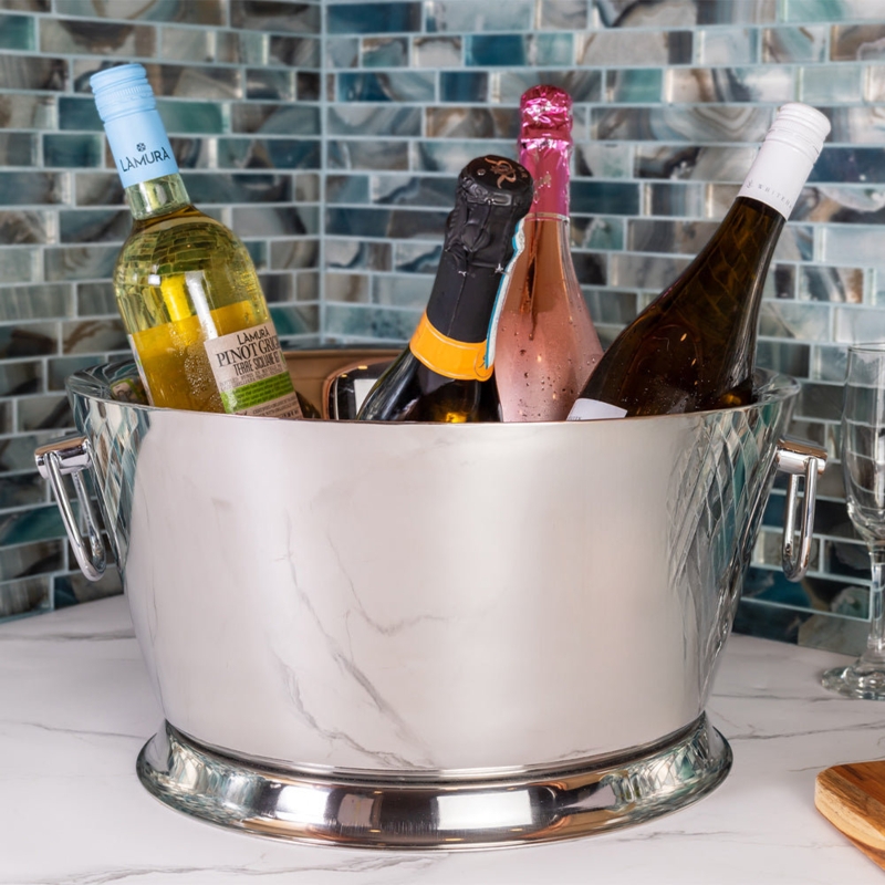 Demetro Stainless Steel Beverage Tub for Parties Ice Bucket