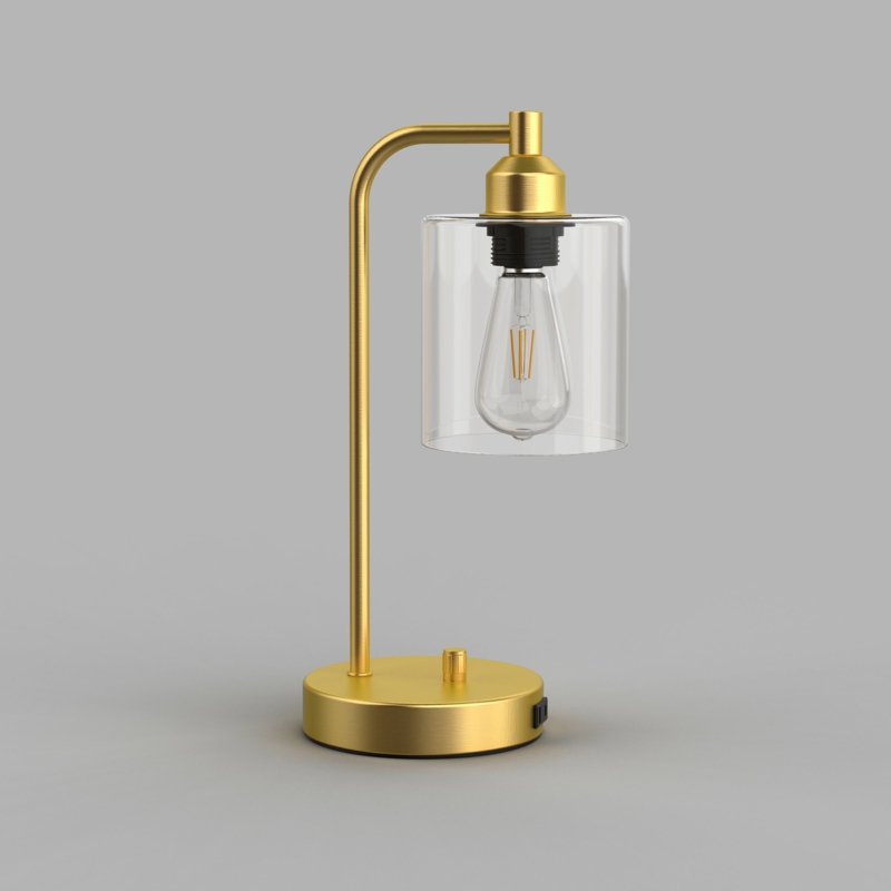 Deseret 14.2" Metal USB Table Lamp