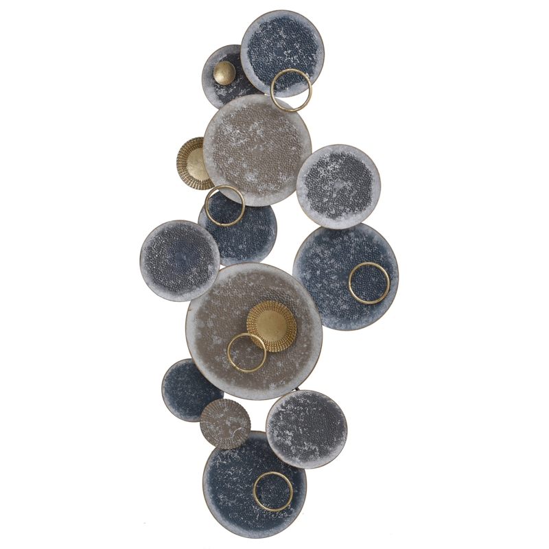 Devante Boho Abstract Wall Decor on Metal