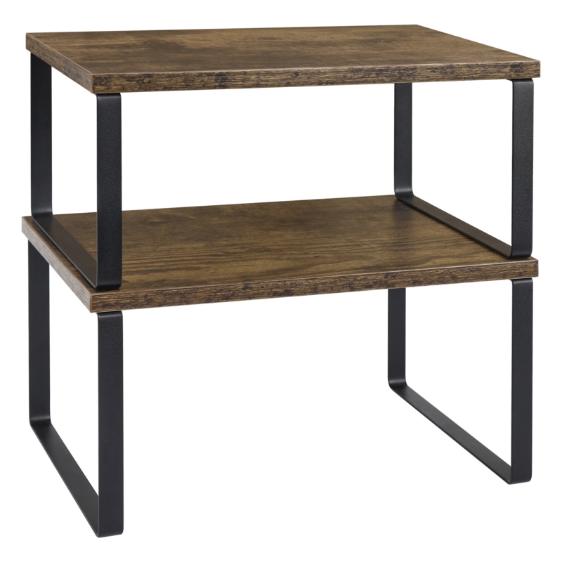 Dimitrinka Manufactured Wood Cabinet Shelving Rack (Set of 2)