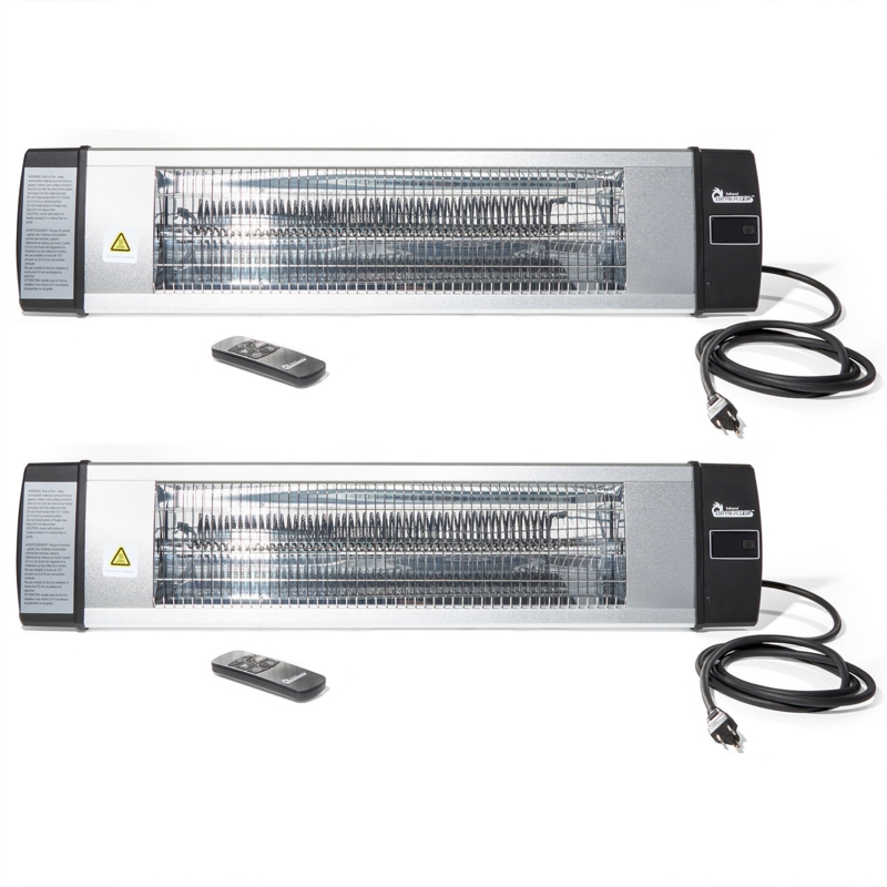 Dr. Heater 1500 Watt 5115 BTU Electric Ceiling Mounted Space Heater with Adjustable Thermostat , Remote Included