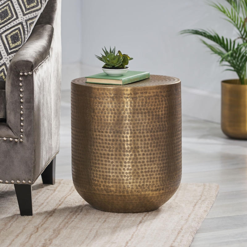 Drum End Table