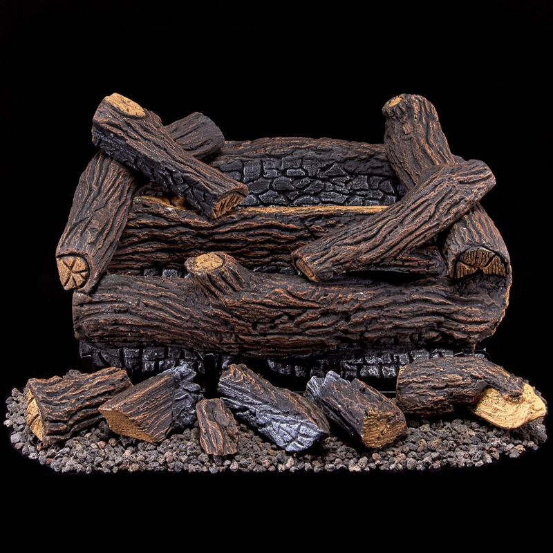 Dual Fuel Ventless Fireplace Logs