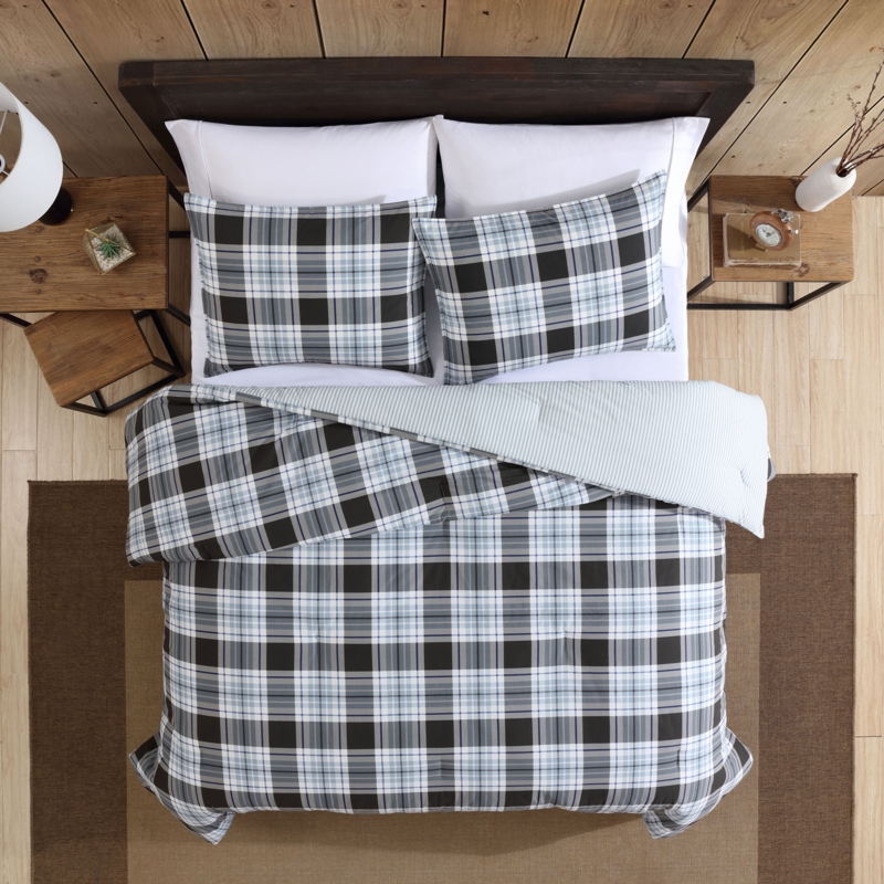Eddie Bauer Lewis Plaid Cotton Comforter Set