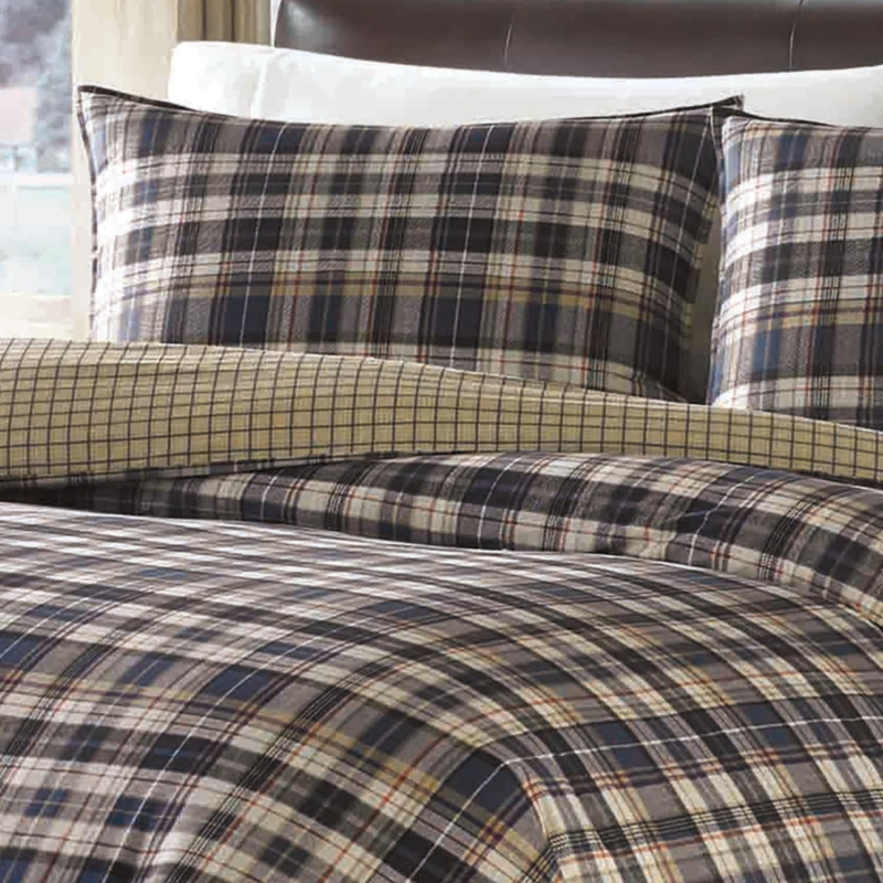 Eddie Bauer Port Gamble Indigo Cotton Comforter Set