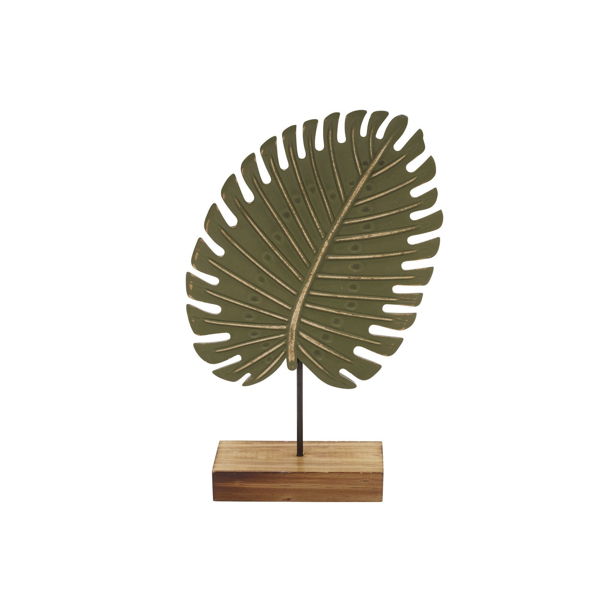 Elements Leaf Table Decor, Green