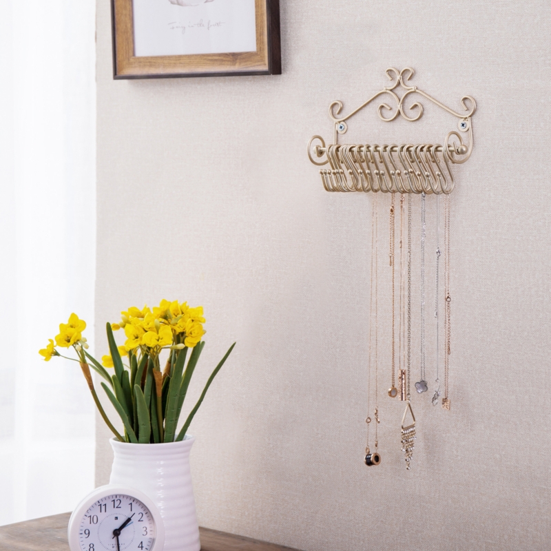 Esther Metal Wall Mounted Jewelry Box