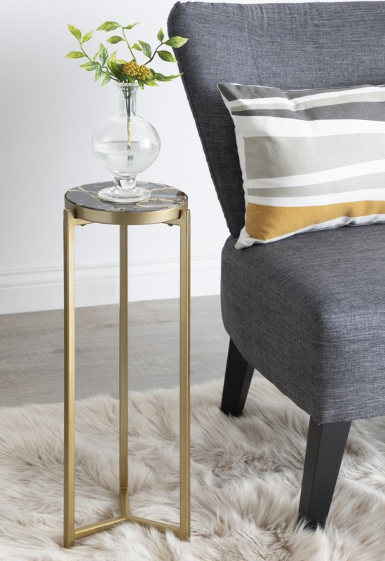 Eveland Stone 3 Legs End Table