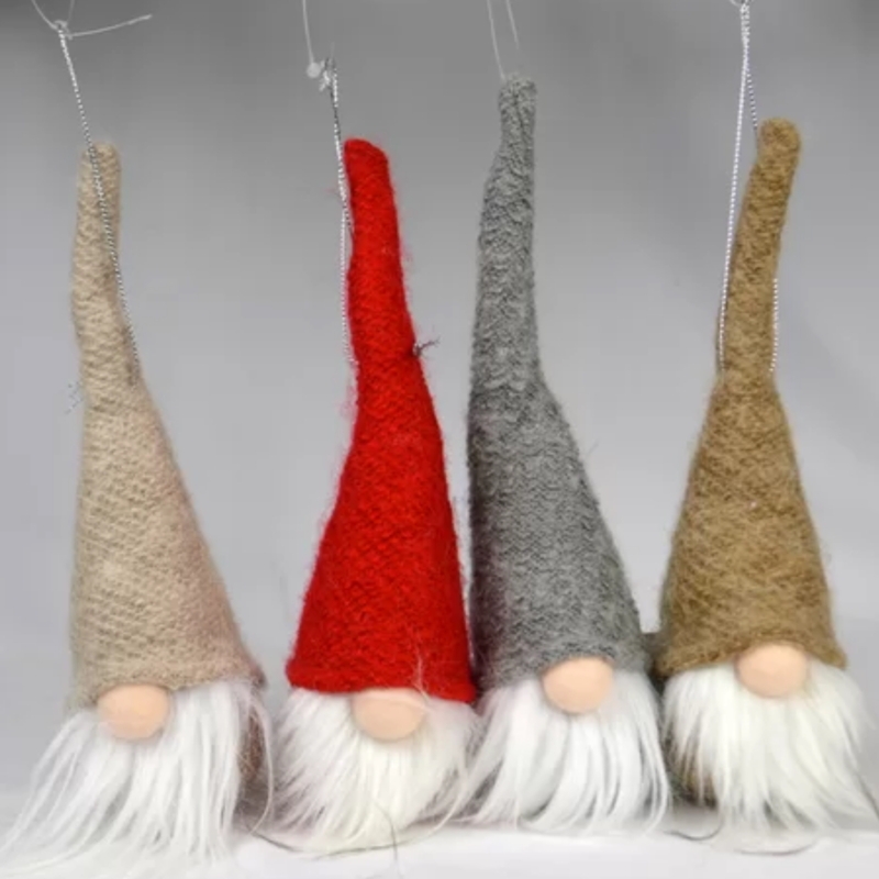 Fabric Gnome Hanging Figurine