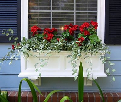 Fairfield 3' White Window Box