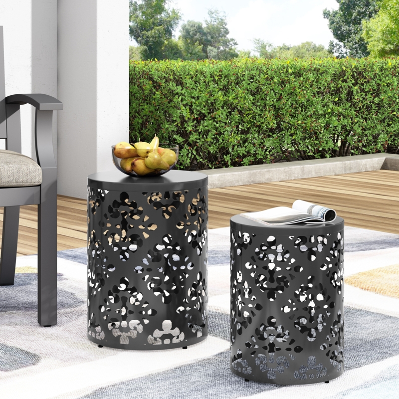 Faliha Iron Side Table