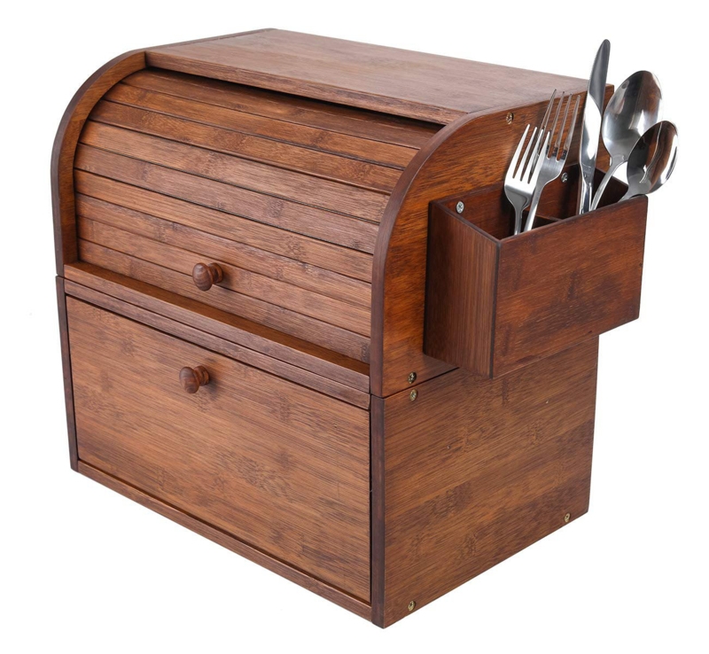 Fanch Wood Food Storage Container Set