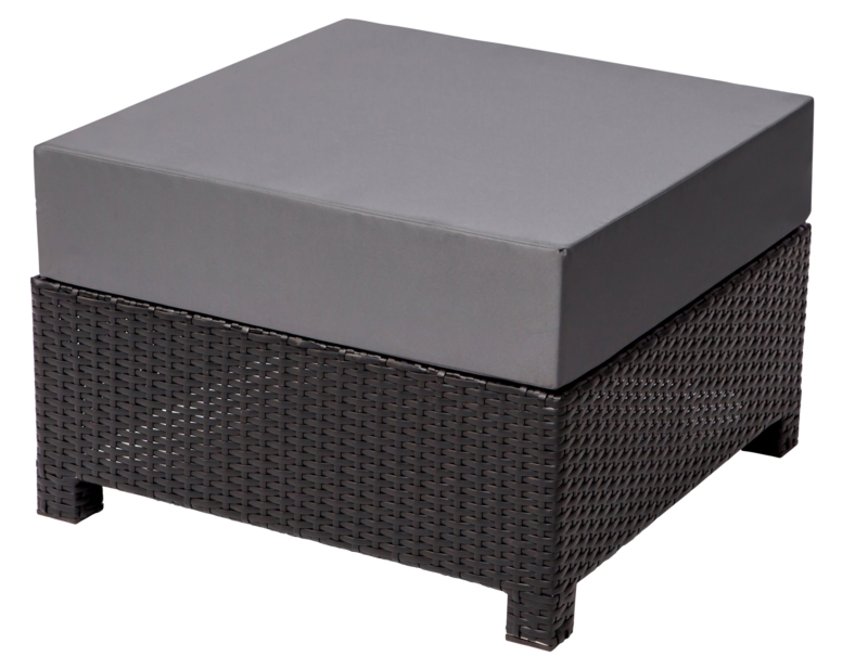 Farias Outdoor Ottoman with Sunbrella Cushion
