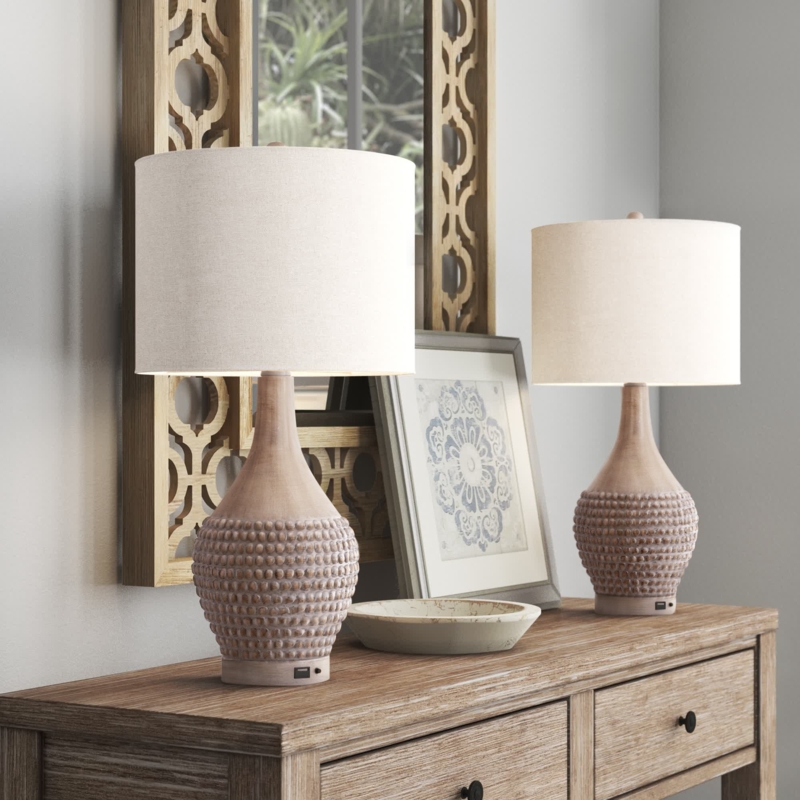 Feil Resin USB Table Lamp