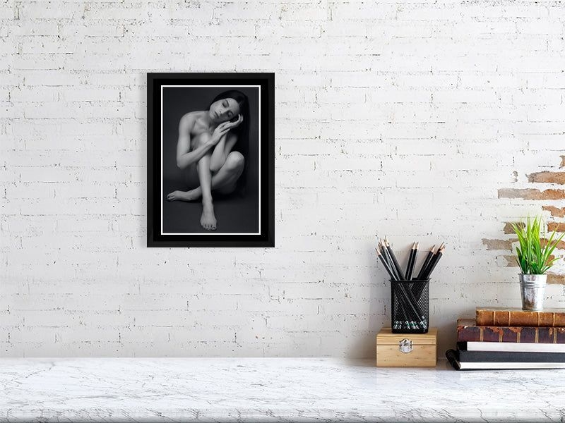 Feminine Artistic Nude Print  - Inner Harmony - 51cm x 76cm, 20.0inches x 30.0inches / Print only