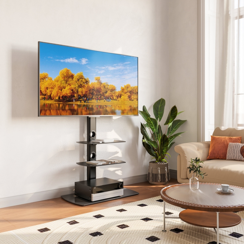 Fitueyes Single Screen Floor Stand Mount