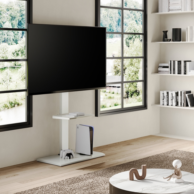 Fitueyes Single Screen Floor Stand Mount