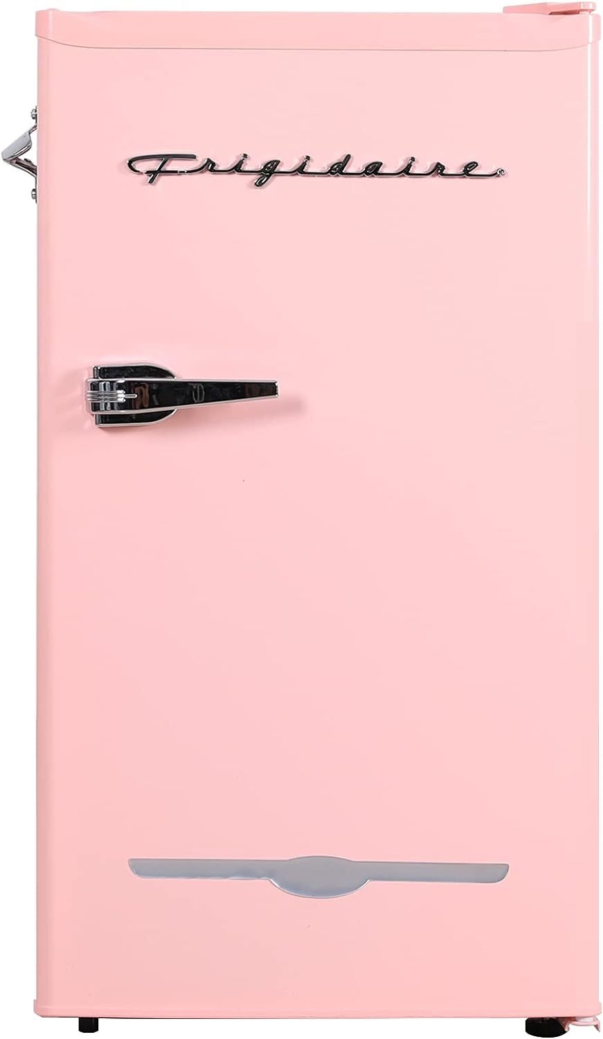FRIGIDAIRE EFR376-BLACK 3.2 Cu Ft Black Retro Bar Fridge with Side Bottle Opener - Black / Single Door / Fridge