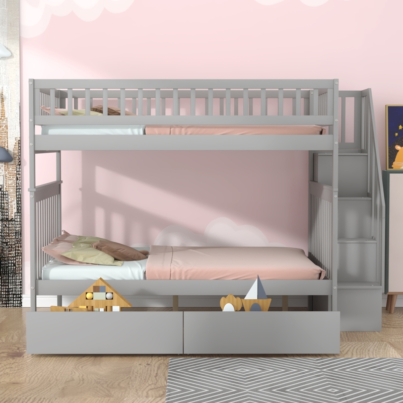 Gethyn Kids Full Over Full Bunk Bed