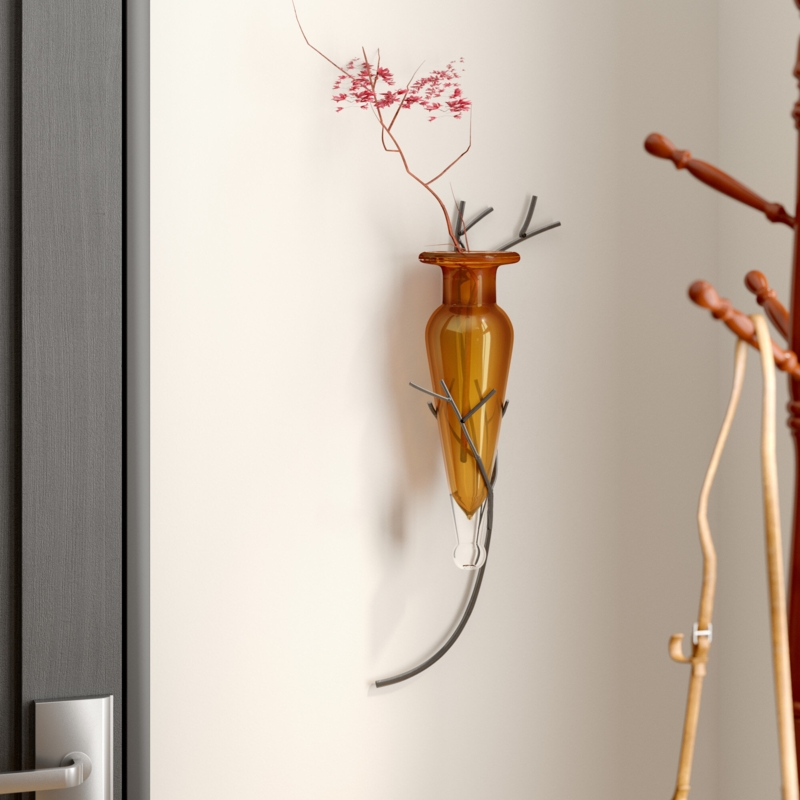 Glass Wall Vase