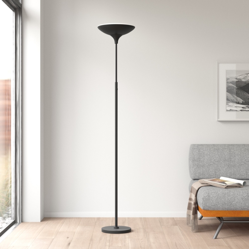 Globe Electric 70.9" LED Torchiere Floor Lamp