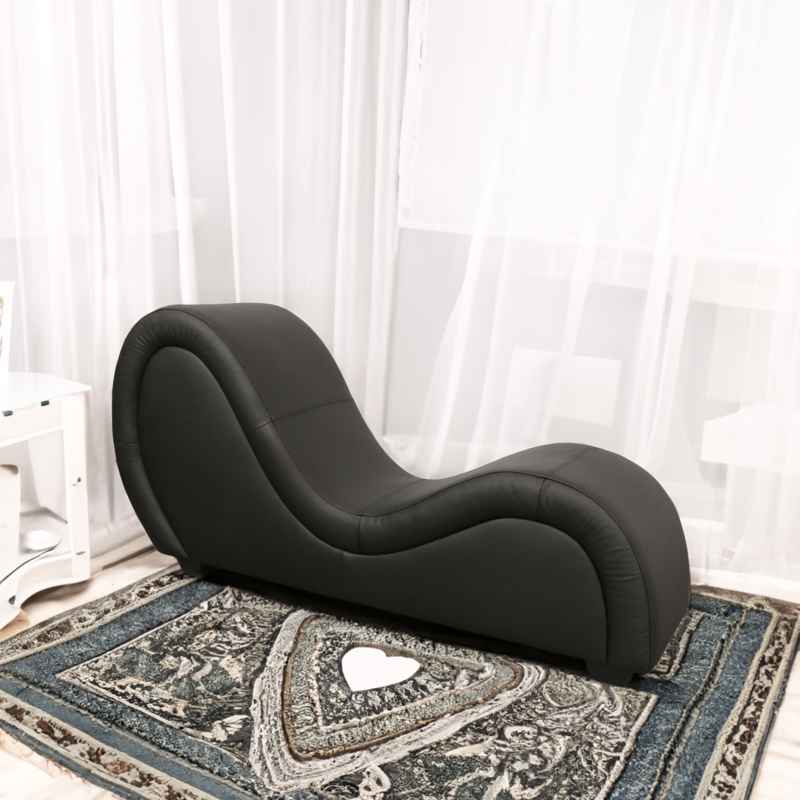 Graycie Faux Leather Chaise Lounge