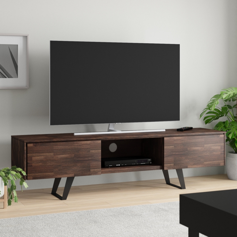 Grieco Paolucci Solid Wood TV Stand for TVs up to 78"