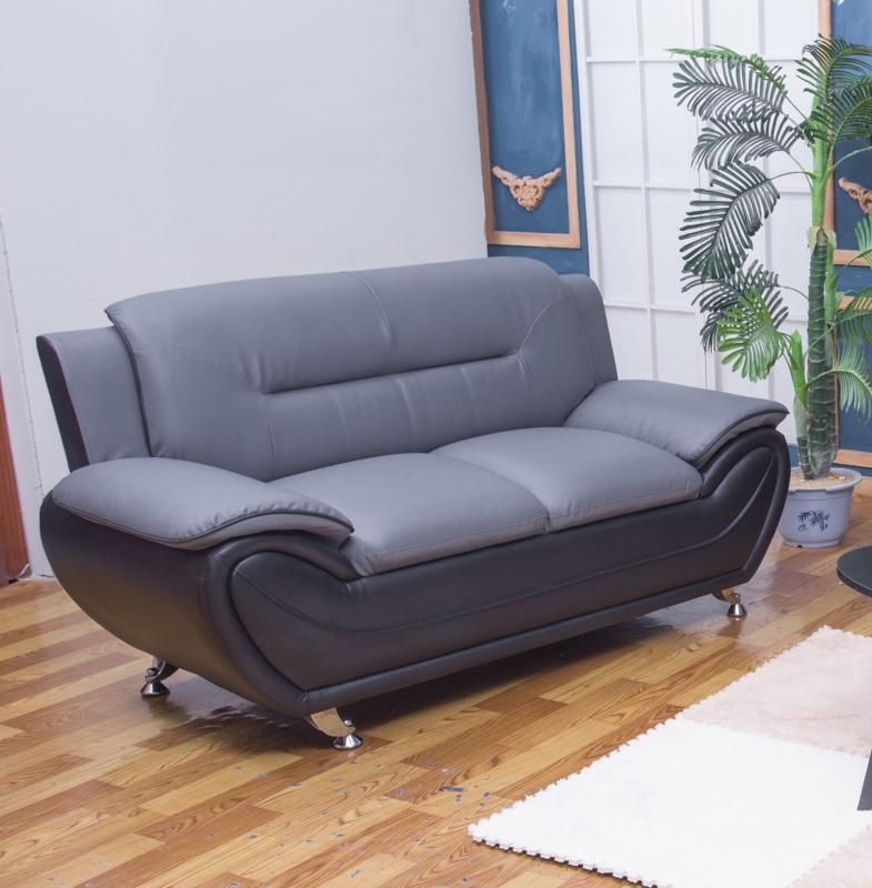 Hallatrow 59'' Faux Leather Loveseat