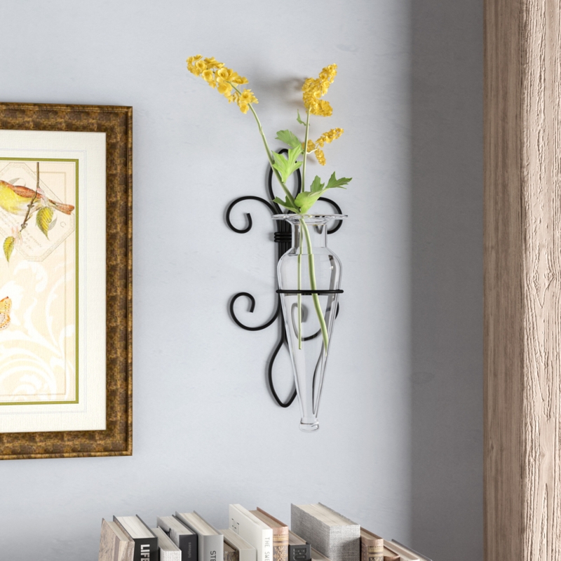 Handmade Glass Wall Vase