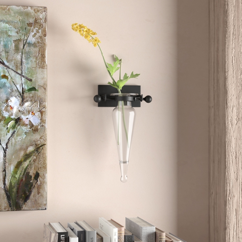 Handmade Glass Wall Vase