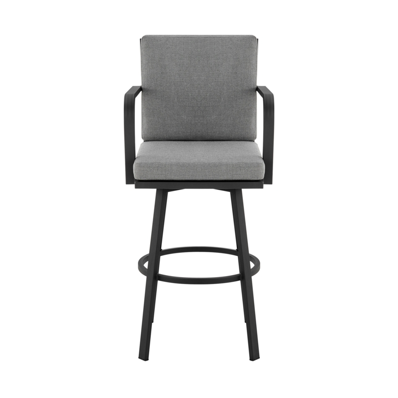 Harini Aluminum Outdoor Stool with Cushion