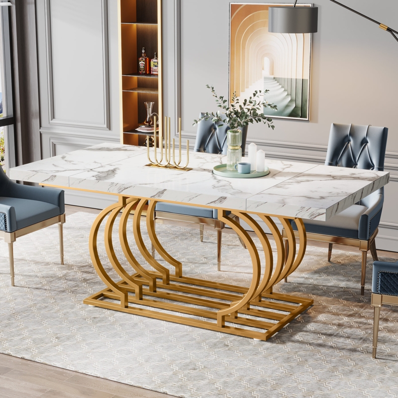 Hausner Unfinished Metal Base Dining Table
