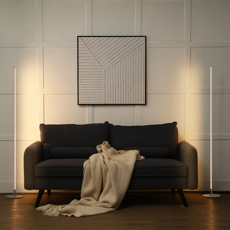 Hedden 57.5'' Powder Coated LED Novelty Floor Lamp Set (Set of 2)